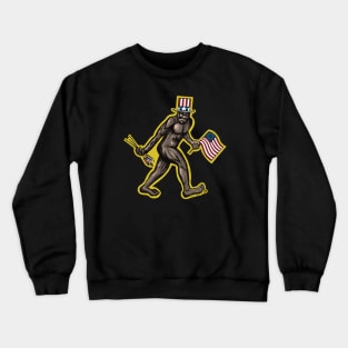 4th of July Bigfoot Crewneck Sweatshirt